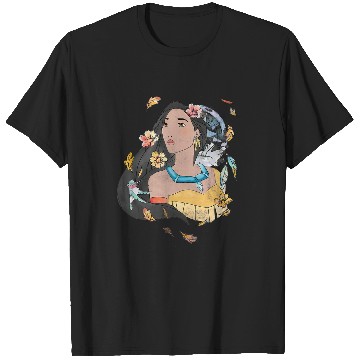 Discover Disneys Pocahontas Dream Catcher Sketch Portrait T-Shirts