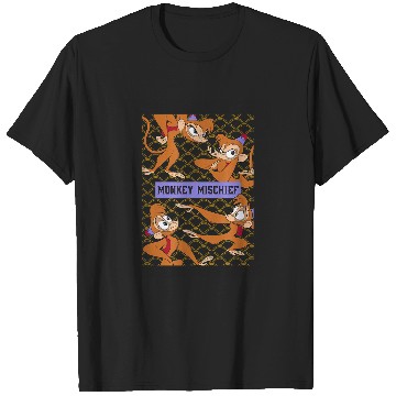 Discover Disney Aladdin Abu Monkey Mischief T-Shirts