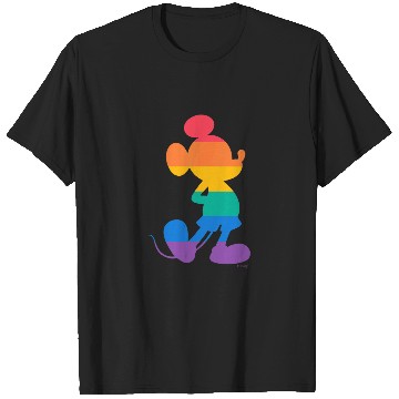 Discover Disney Mickey Mouse Pride Classic Pose Rainbow I T-Shirts