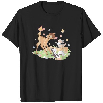 Discover Disney Bambi Thumper & Flower Pastel Spring East T-Shirts