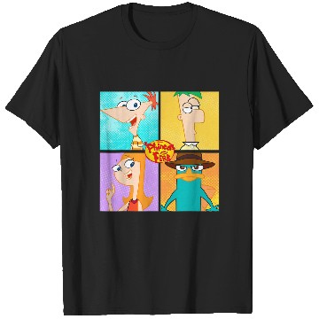 Discover Disney Phineas And Ferb Character Box Up T-Shirts