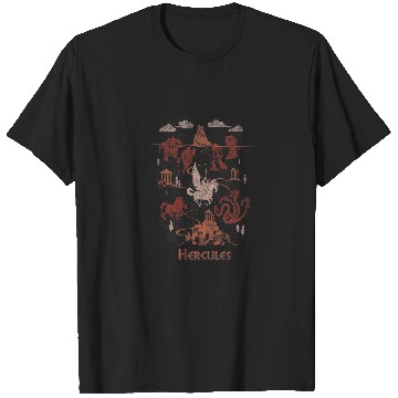 Discover Disney Hercules Titan Map T-Shirts