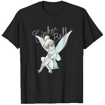 Discover Disneyss Tinker Bell Sitting T-Shirts