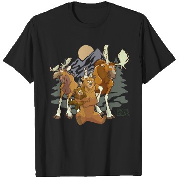 Discover Disney Brother Bear Moose & Bear Midnight Mountain Shot Long Sleeve T-Shirts