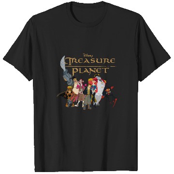 Discover Disneys treasure planet logo and characters long sleeve T-Shirts