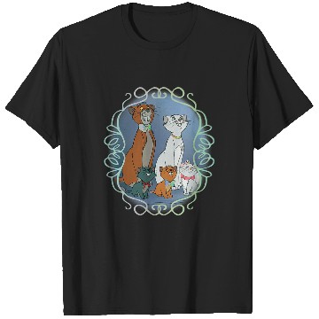 Discover Womens Disneys Aristocats Scroll VNeck T-Shirts