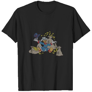 Discover Disney Ducktales Scrooge McDuck Coins T-Shirts