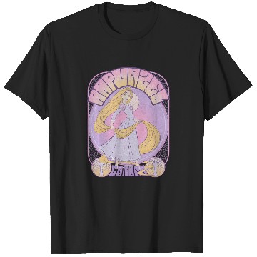 Discover Disney Tangled Rapunzel Seventies Retro Poster T-Shirts