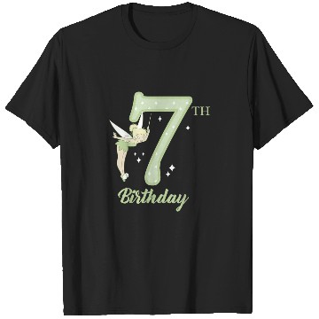Discover Disney Peter Pan 7th Birthday Tinkerbell Portrai T-Shirts