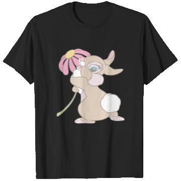 Discover Disney Bambi Cute Flirty Thumper Rabbit Big Chest Portrait T-Shirts