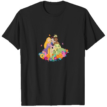 Discover Disney Princess Rapunzel Snow White Tiana Spring T-Shirts