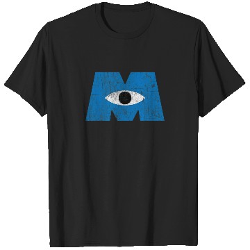 Discover Disney Pixar Monsters Inc Distressed Cyclops Blu T-Shirts