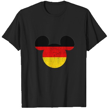 Discover Disney Mickey Mouse Logo Germany Flag Fill T-Shirts