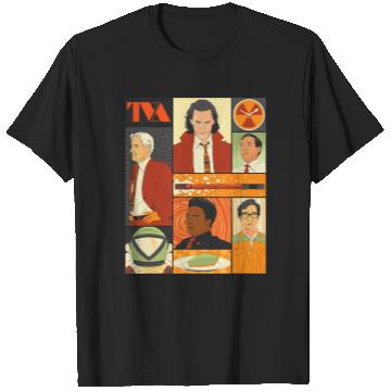 Discover Marvel Studios Loki Season  Faces of the TVA amp; Pie Disney T-Shirts