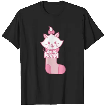 Discover Disney Aristocats Marie Christmas Simple Stocking T-Shirts