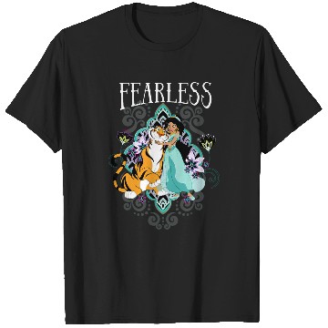 Discover Disney Aladdin Jasmine And Rajah Fearless T-Shirts