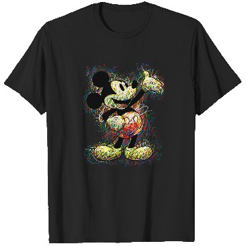 Discover Disney Mickey Mouse Scribble T-Shirts