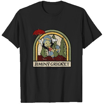 Discover Disney Pinocchio Jiminy Cricket Established 1940 T-Shirts