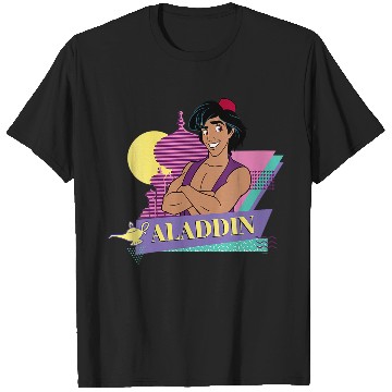 Discover Disneyss Aladdin Retro 90s Couples Matching Aladdin T-Shirts