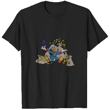 Discover Disney Ducktales Scrooge Mcduck Coins T-Shirts