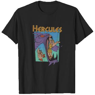Discover Disney Hercules Hydra Battle Retro Classic Movie Poster T-Shirts