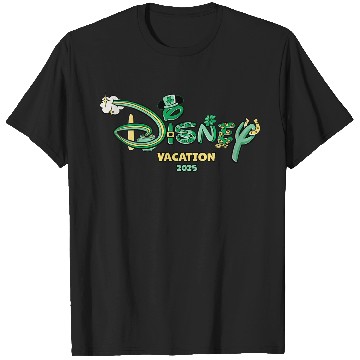 Discover Disneyss Logo St Patricks Day Vacation 2025 Trip Matching T-Shirts