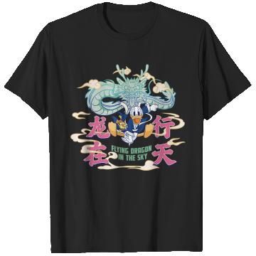 Discover Disneyss Donald Duck Lunar New Year Flying Dragon In The Sky T-Shirts