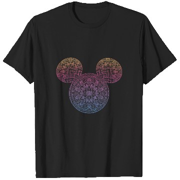 Discover Disney Mickey And Friends Mandala Mickey Ears T-Shirts