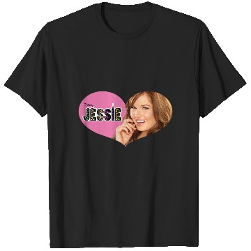 Discover Disney Channel Jessie Pink Heart T-Shirts