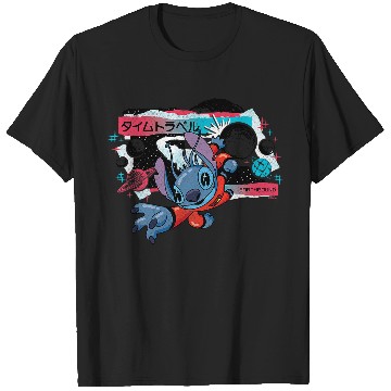 Discover Disney Lilo & Stitch Techno Time Travel Earthbound Premium T-Shirts
