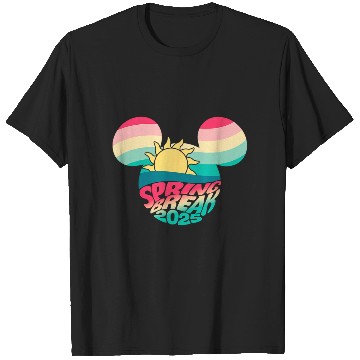 Discover Disney Mickey And Friends Spring Break 2025 Mickey Big Logo T-Shirts