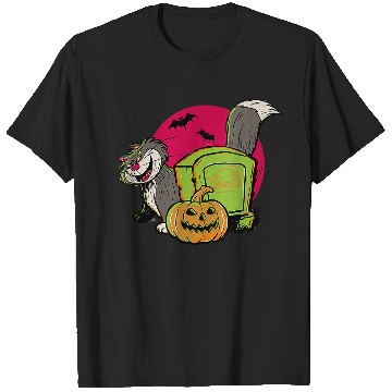 Discover Womens Disney Cinde Halloween Lucifer The Cat Graveyard V-Neck T-Shirts