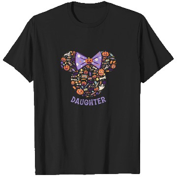 Discover Disney Minnie Mouse Icon Halloween Daughter T-Shirts