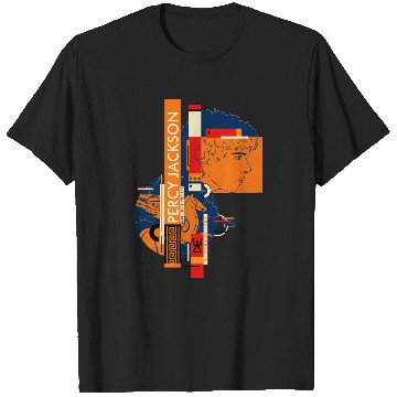 Discover Disney Percy Jackson and Pegasus Greek Vase Style T-Shirts
