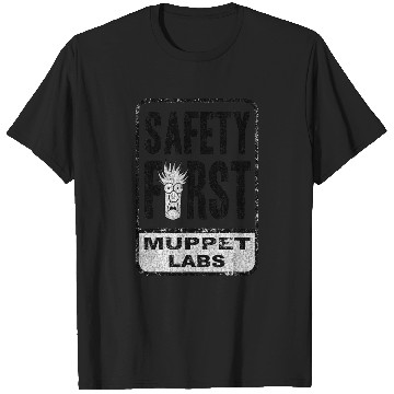 Discover Disney The Muppets Safety First Sign Beaker Distressed T-Shirts