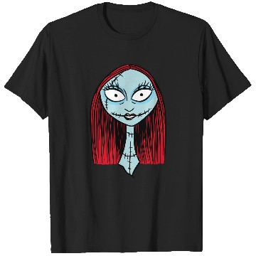 Discover Disney The Nightmare Before Christmas Sally Big Face T-Shirts