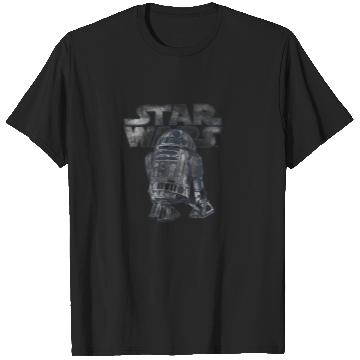 Discover Star Wars R2D2  Distressed C2 Disney T-Shirts
