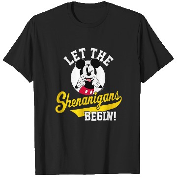 Discover Disney  Mickey Let The Shenanigans Begin T-Shirts