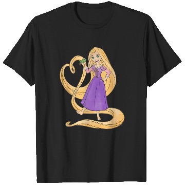 Discover Disney Princess Rapunzel Heart and Pascal T-Shirts