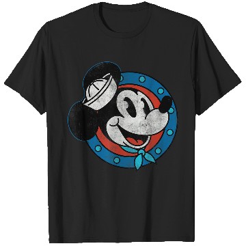 Discover Disney Cruise Sailor Mickey Mouse Distressed T-Shirts