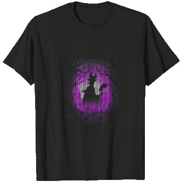 Discover Disneys sleeping beauty maleficent purple hue silhouette T-Shirts