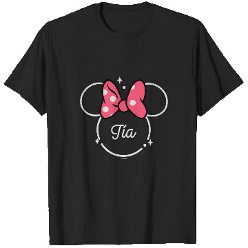 Discover Disney Minnie Mouse Ta Aunt Head Icon Magic Da De La Madre T-Shirts