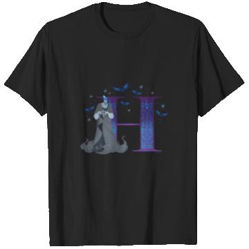 Discover Disney Villains Alphabet Monogram Letter H For Hades T-Shirts