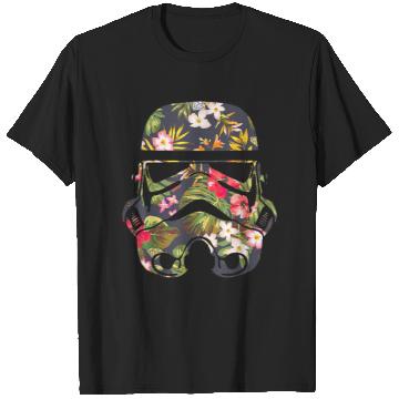 Discover Star Warss Tropical Stormtrooper Floral Print Disneyss T-Shirts