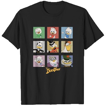 Discover Disney DuckTales Group Shot Comic Box Up T-Shirts