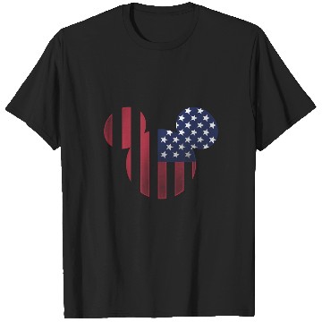 Discover Disney Mickey Mouse Americana Ears Shape T-Shirts