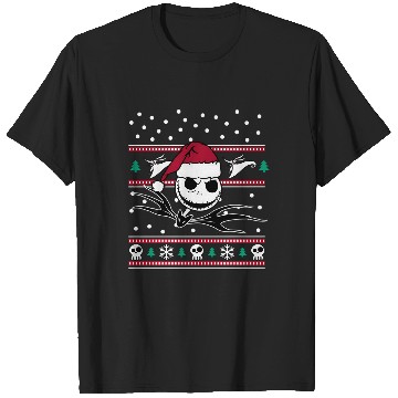 Discover Disney Nightmare Before Christmas Jack Bw T-Shirts