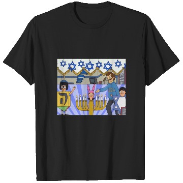 Discover Bob's Burgers Says Happy Hanukkah T-Shirts