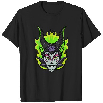 Discover Disneyss Sleeping Beauty Maleficent Sugar Skull T-Shirts