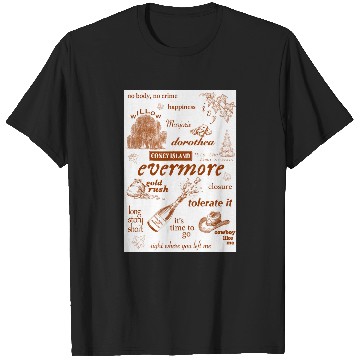 Discover Evermore Tayl0r Swift print T-Shirts